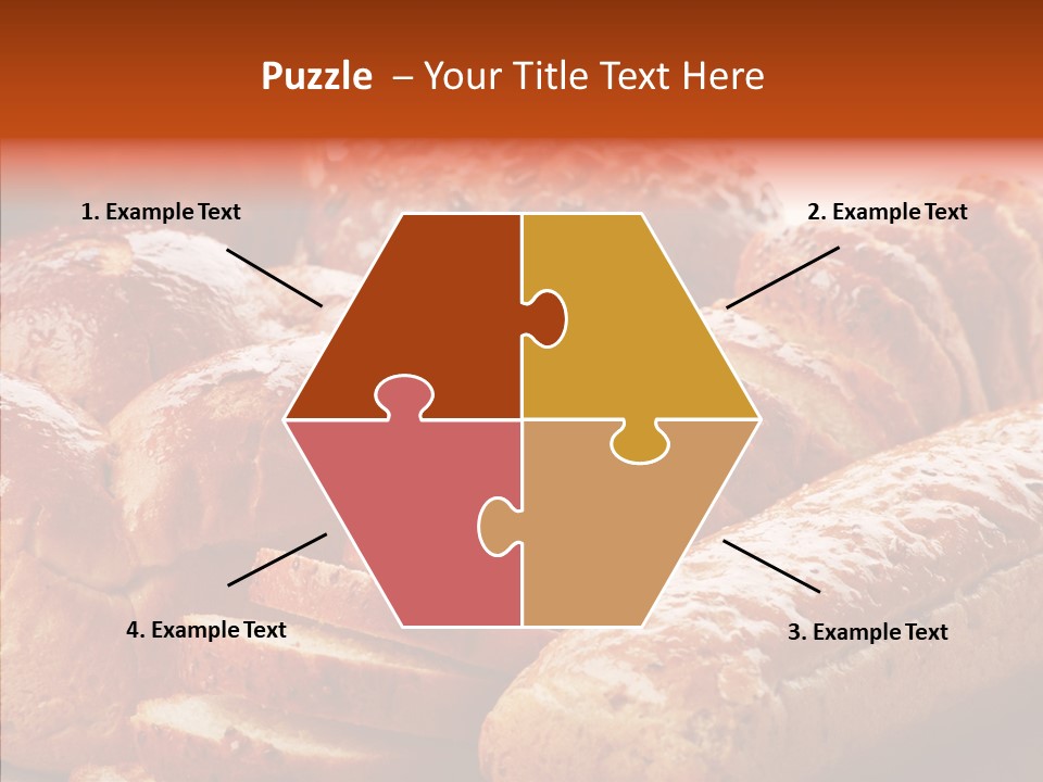 Organic Backgrounds Pastry PowerPoint Template