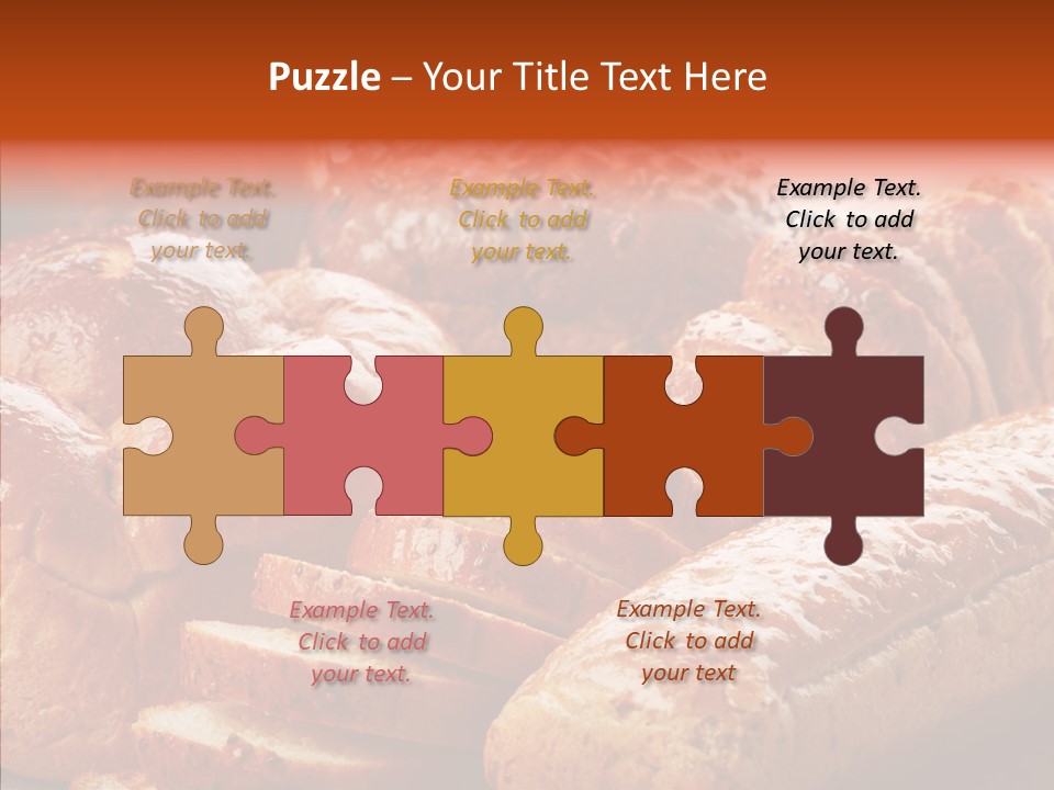 Organic Backgrounds Pastry PowerPoint Template