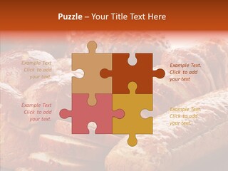 Organic Backgrounds Pastry PowerPoint Template