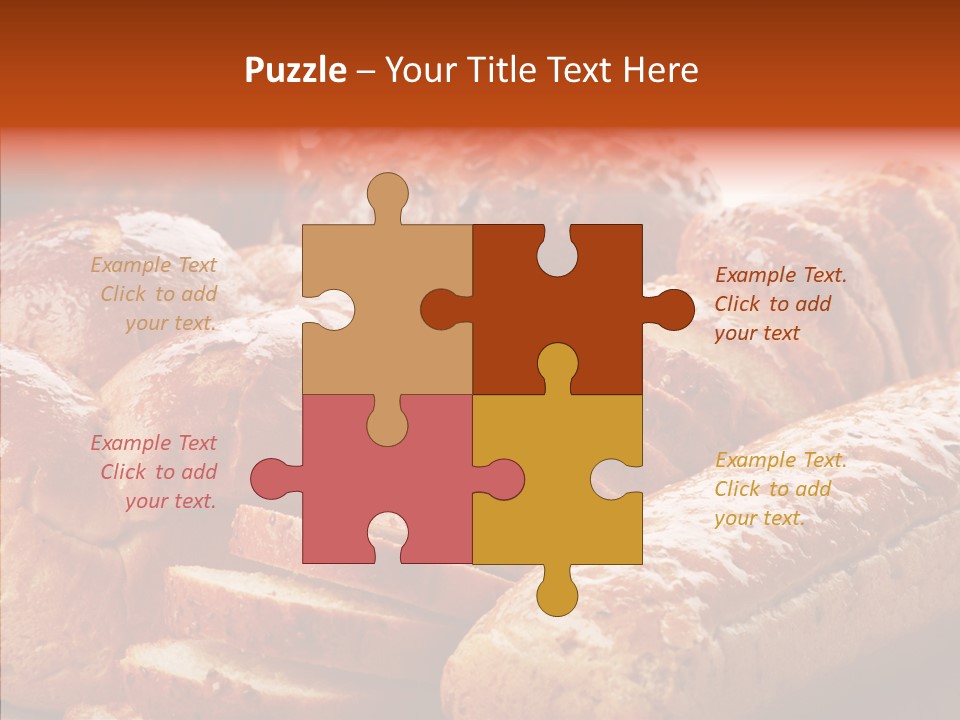 Organic Backgrounds Pastry PowerPoint Template