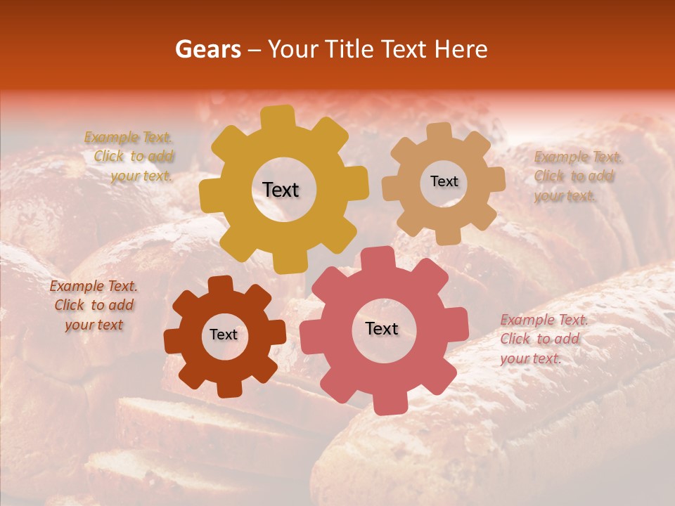 Organic Backgrounds Pastry PowerPoint Template