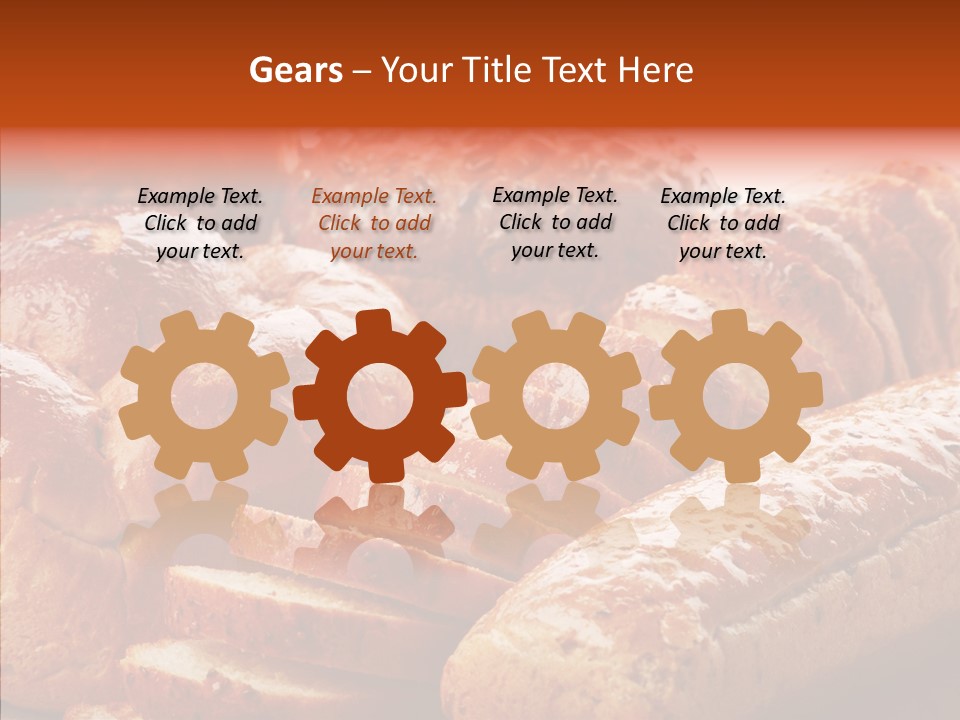 Organic Backgrounds Pastry PowerPoint Template