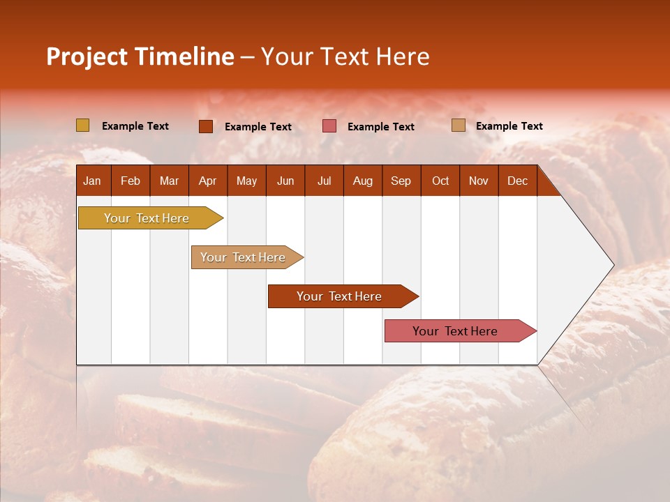 Organic Backgrounds Pastry PowerPoint Template