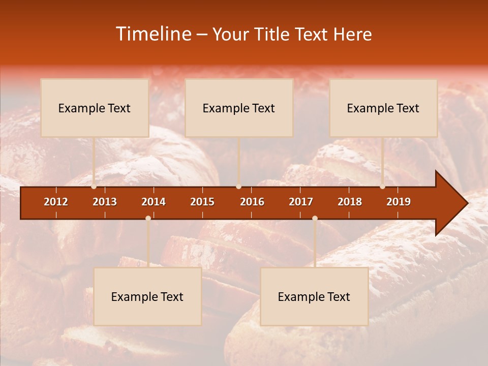 Organic Backgrounds Pastry PowerPoint Template