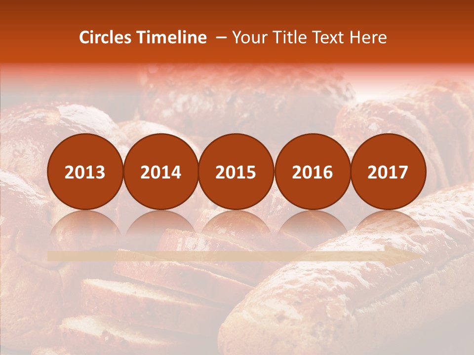 Organic Backgrounds Pastry PowerPoint Template