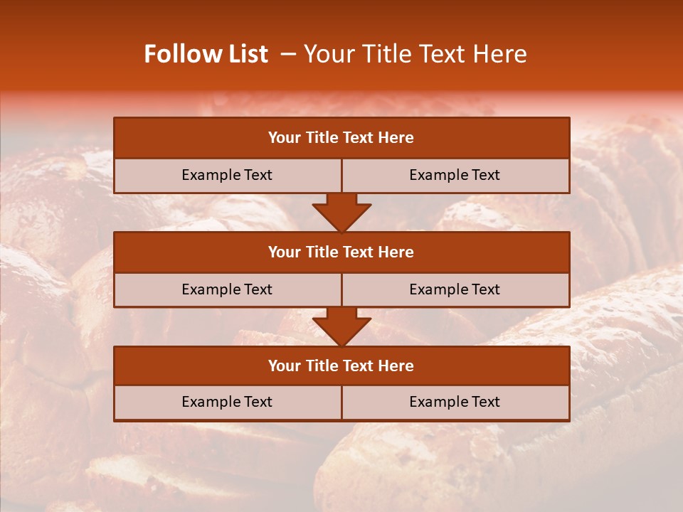 Organic Backgrounds Pastry PowerPoint Template