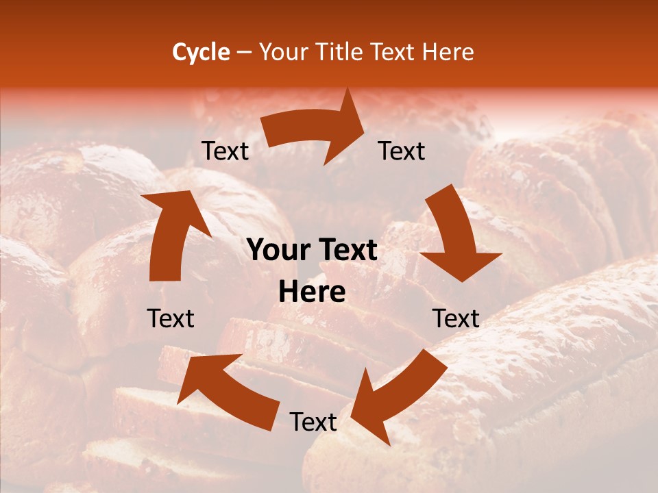 Organic Backgrounds Pastry PowerPoint Template