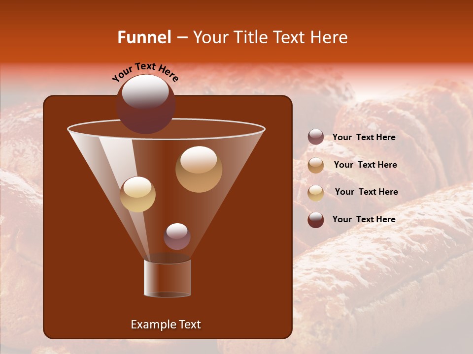 Organic Backgrounds Pastry PowerPoint Template