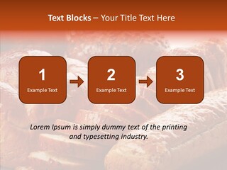 Organic Backgrounds Pastry PowerPoint Template