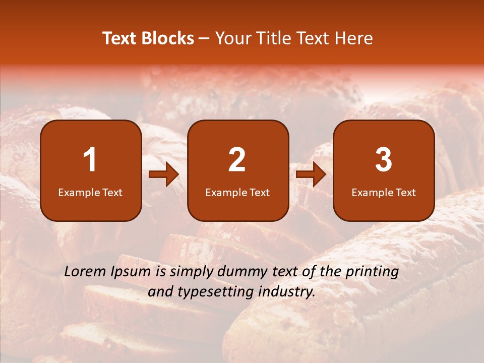 Organic Backgrounds Pastry PowerPoint Template