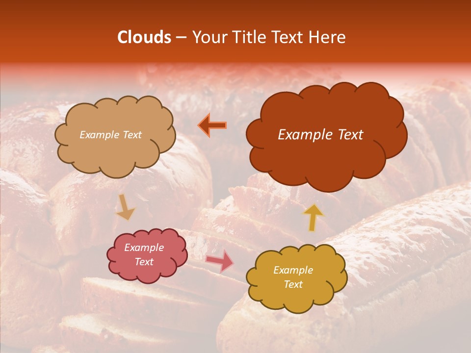 Organic Backgrounds Pastry PowerPoint Template