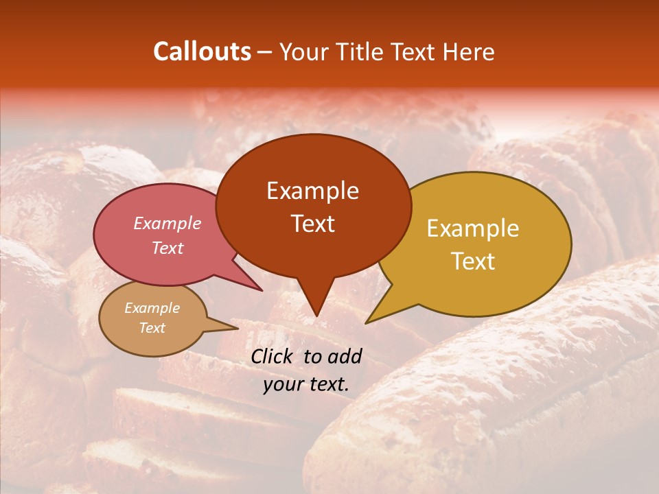 Organic Backgrounds Pastry PowerPoint Template