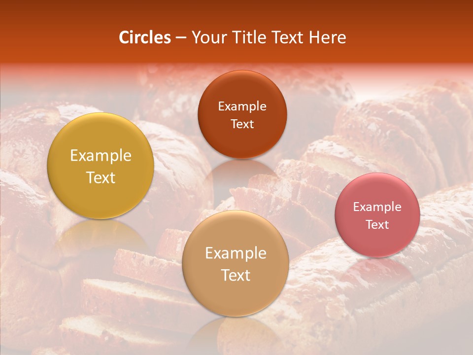 Organic Backgrounds Pastry PowerPoint Template