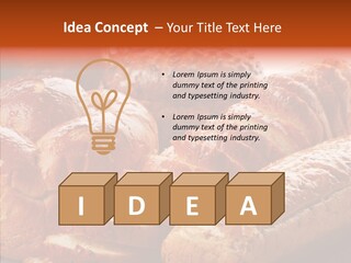 Organic Backgrounds Pastry PowerPoint Template