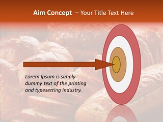 Organic Backgrounds Pastry PowerPoint Template