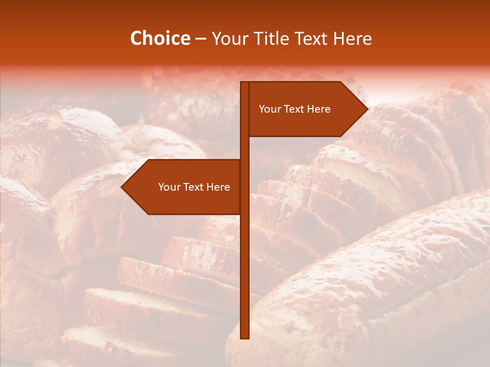 Organic Backgrounds Pastry PowerPoint Template