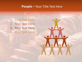 Organic Backgrounds Pastry PowerPoint Template