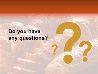 Organic Backgrounds Pastry PowerPoint Template