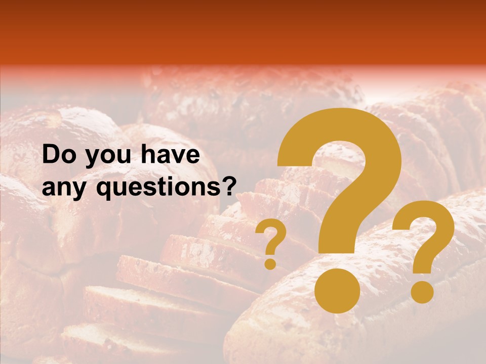 Organic Backgrounds Pastry PowerPoint Template