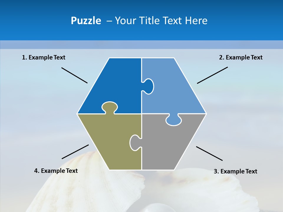 Nature Detail Lagoon PowerPoint Template
