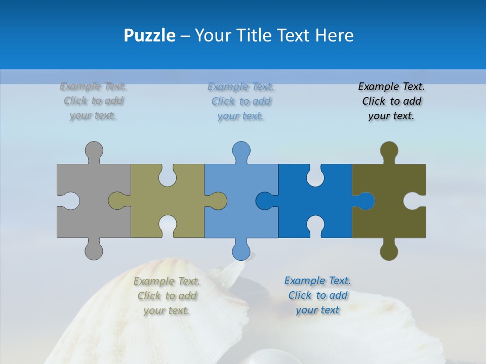 Nature Detail Lagoon PowerPoint Template