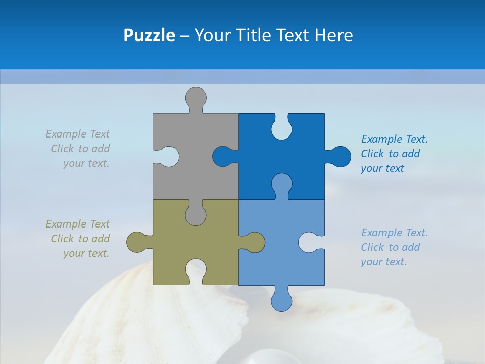 Nature Detail Lagoon PowerPoint Template