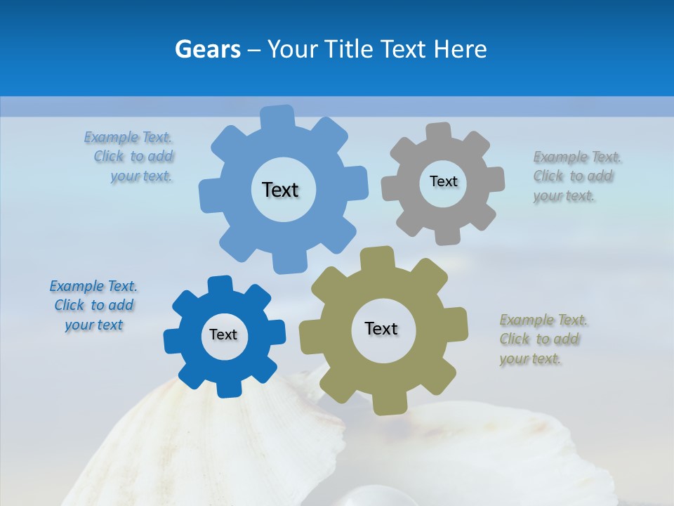 Nature Detail Lagoon PowerPoint Template