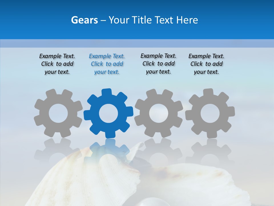 Nature Detail Lagoon PowerPoint Template