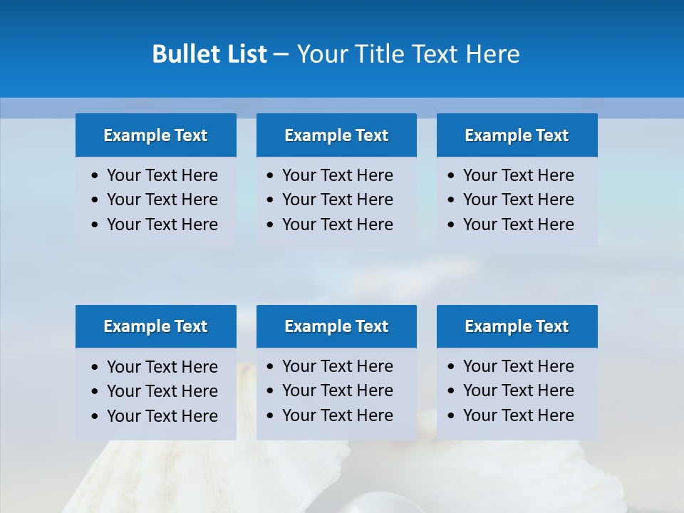 Nature Detail Lagoon PowerPoint Template