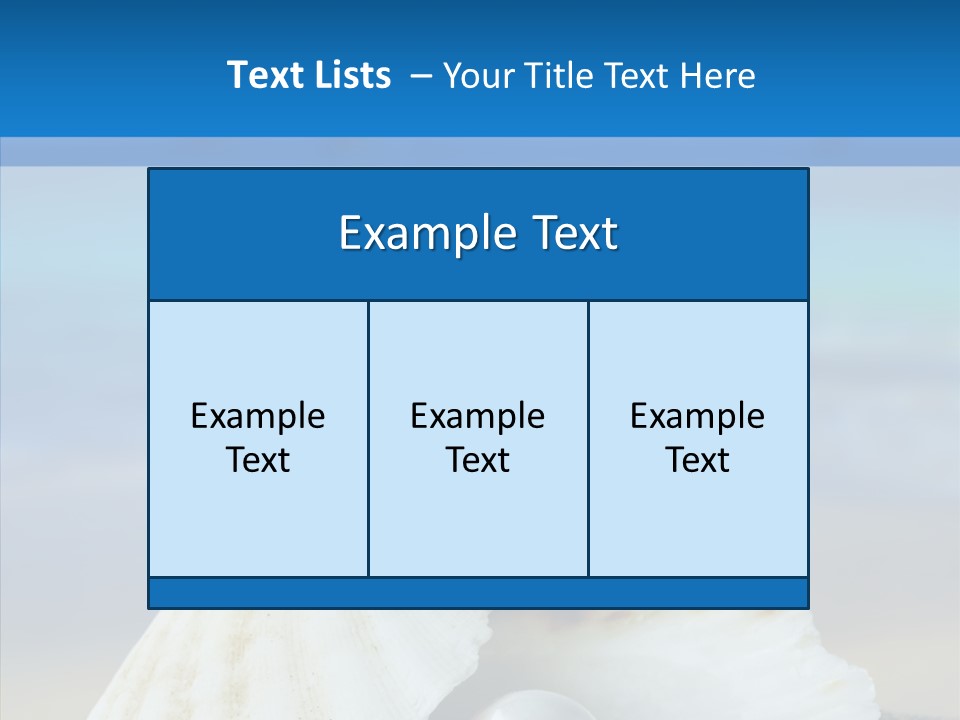 Nature Detail Lagoon PowerPoint Template