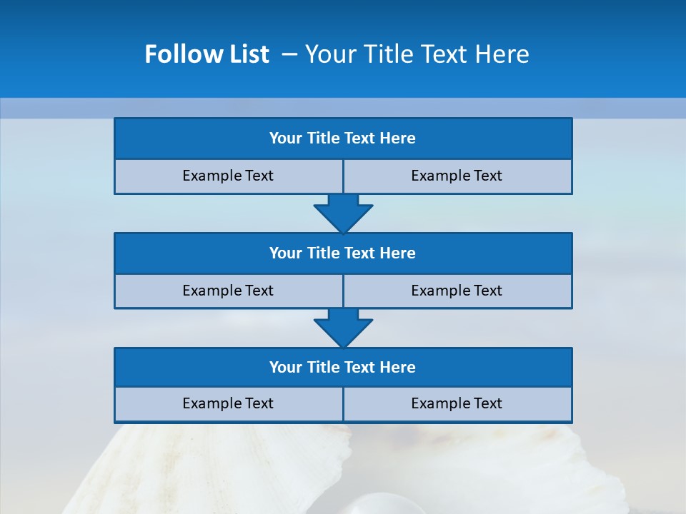 Nature Detail Lagoon PowerPoint Template
