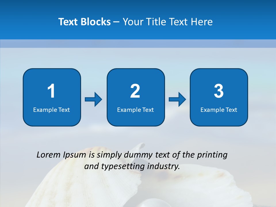 Nature Detail Lagoon PowerPoint Template