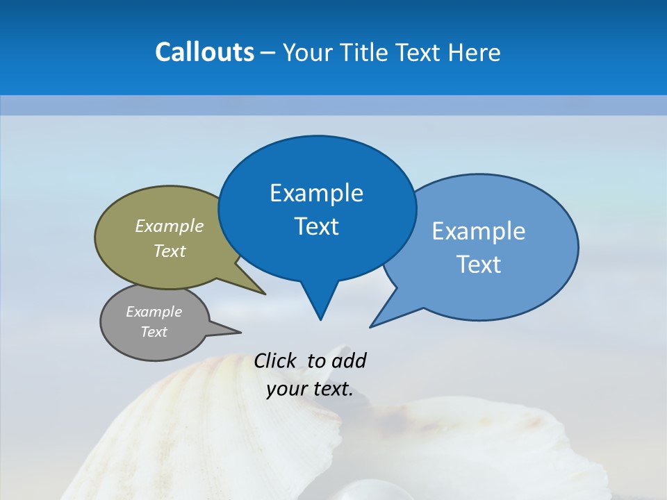 Nature Detail Lagoon PowerPoint Template