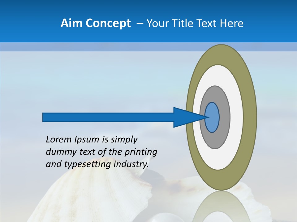 Nature Detail Lagoon PowerPoint Template