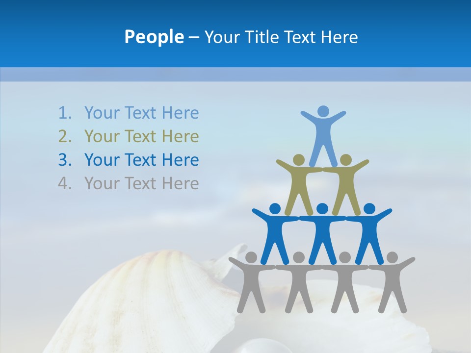 Nature Detail Lagoon PowerPoint Template