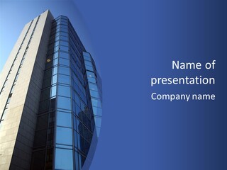 Company White Building PowerPoint Template