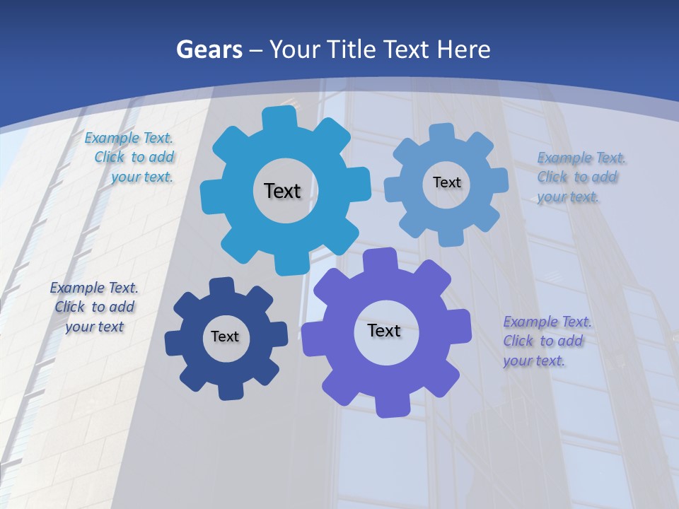 Company White Building PowerPoint Template