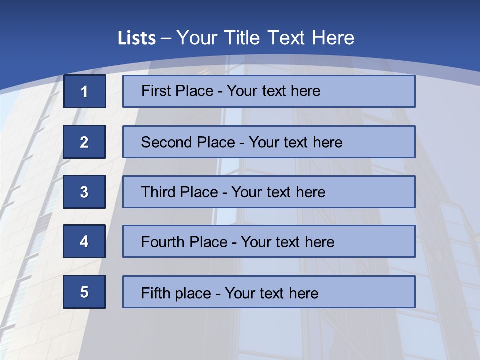 Company White Building PowerPoint Template