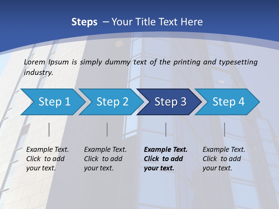 Company White Building PowerPoint Template