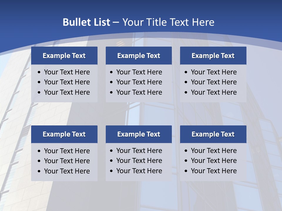 Company White Building PowerPoint Template