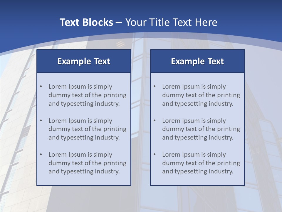 Company White Building PowerPoint Template