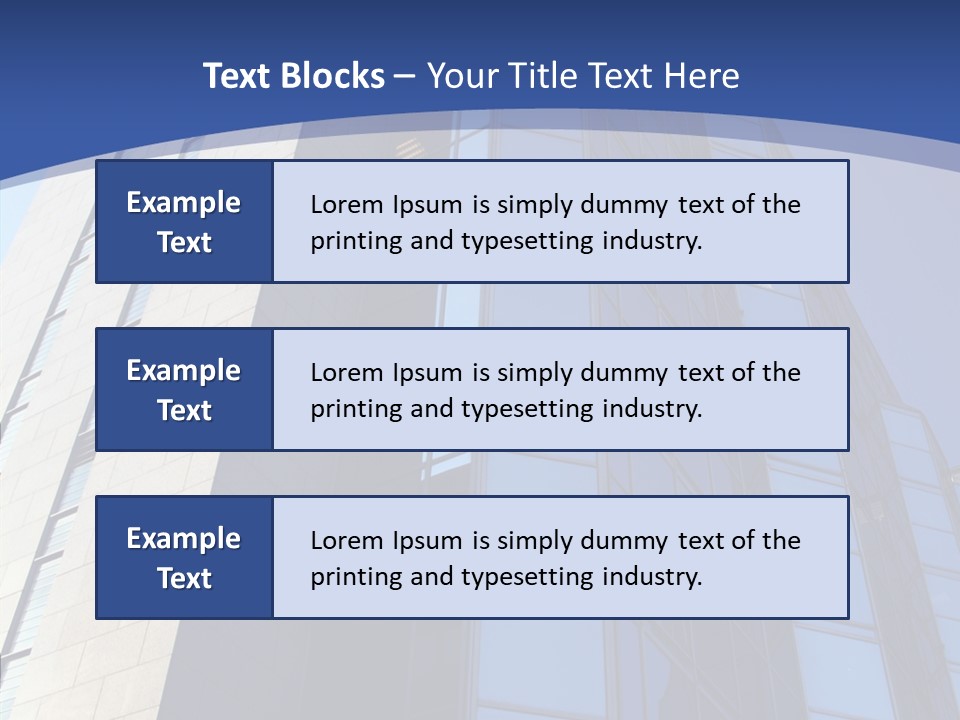 Company White Building PowerPoint Template