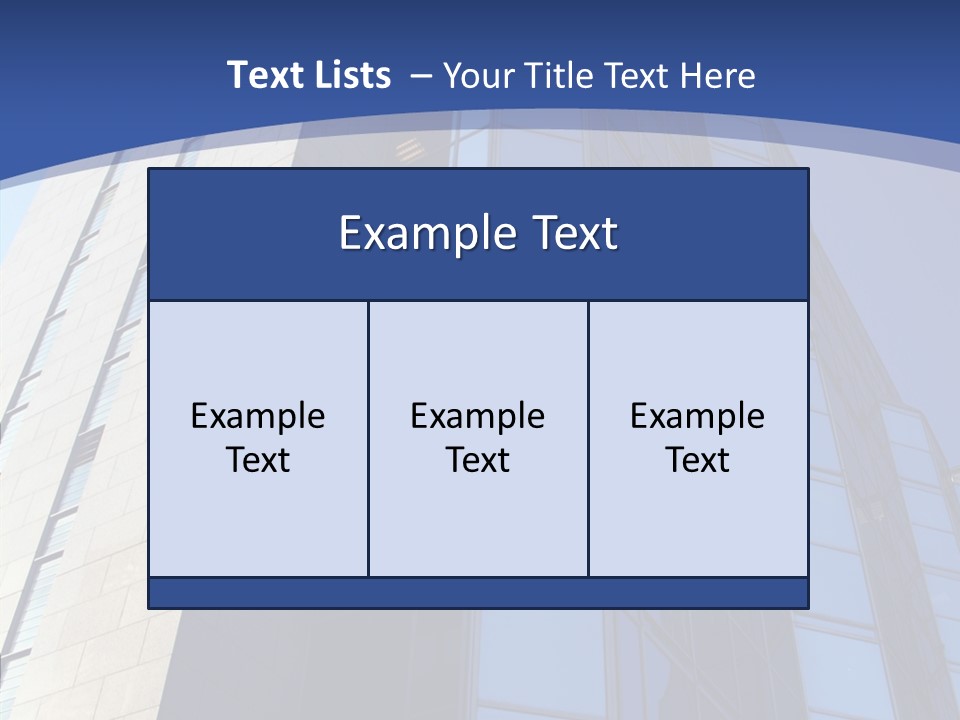 Company White Building PowerPoint Template