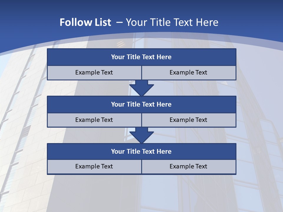 Company White Building PowerPoint Template