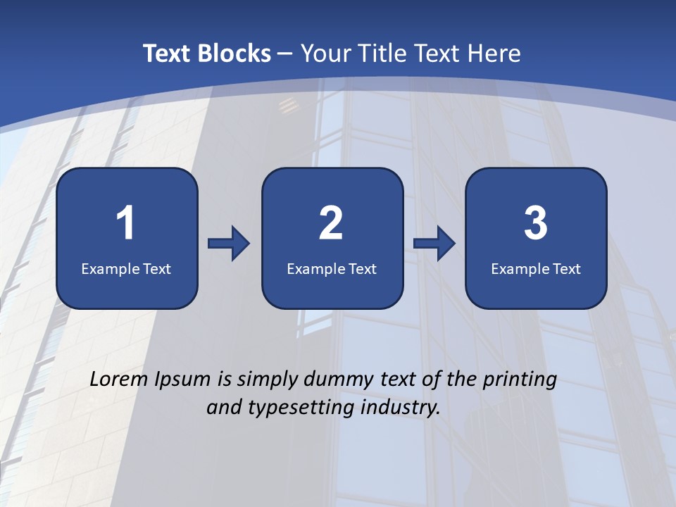 Company White Building PowerPoint Template