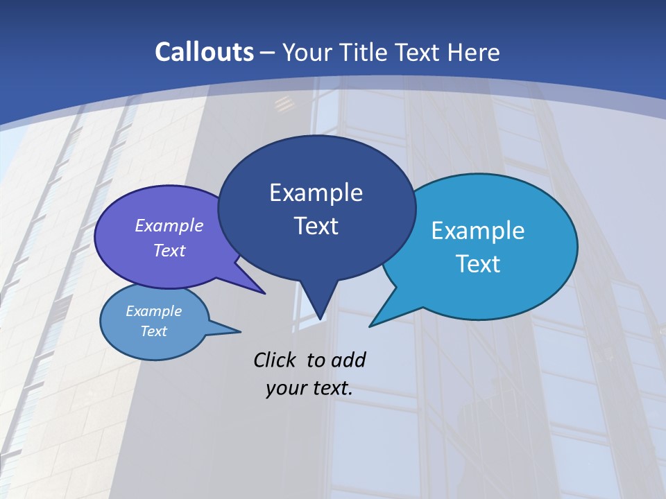 Company White Building PowerPoint Template