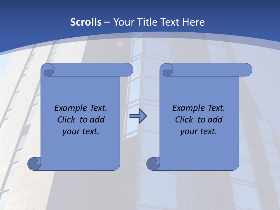 Company White Building PowerPoint Template