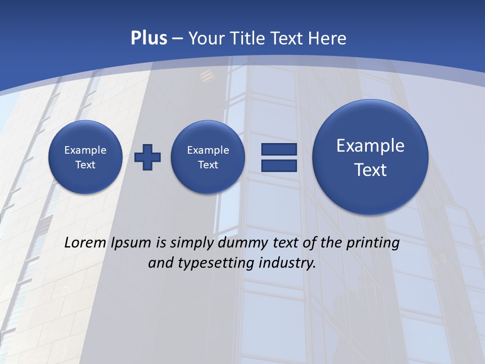 Company White Building PowerPoint Template