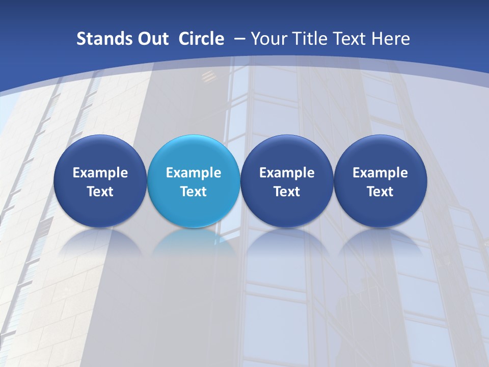 Company White Building PowerPoint Template