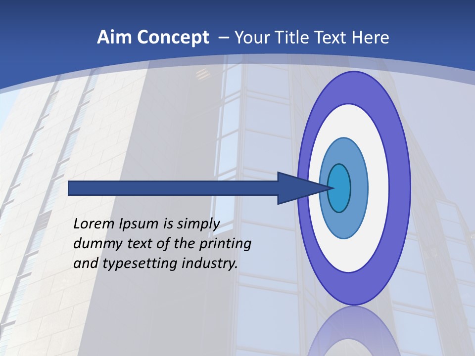 Company White Building PowerPoint Template